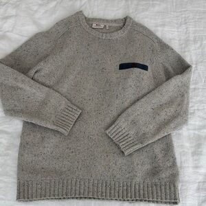 Fjallraven Men's Lada Round Neck Sweater in Chalk White